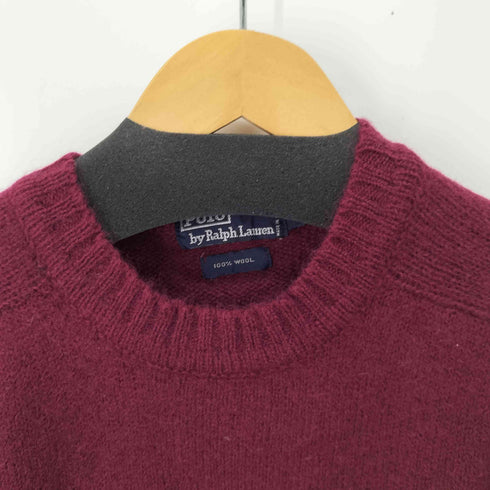 ポロバイラルフローレン Polo by RALPH LAUREN スモールポニー刺繍 クルーネックウールニット メンズ import:M