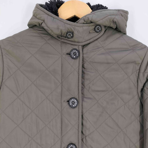 マッキントッシュスコットランド MACKINTOSH SCOTLAND 英国製 QA 裏地ボア フーデッド キルティングコート レディース 36