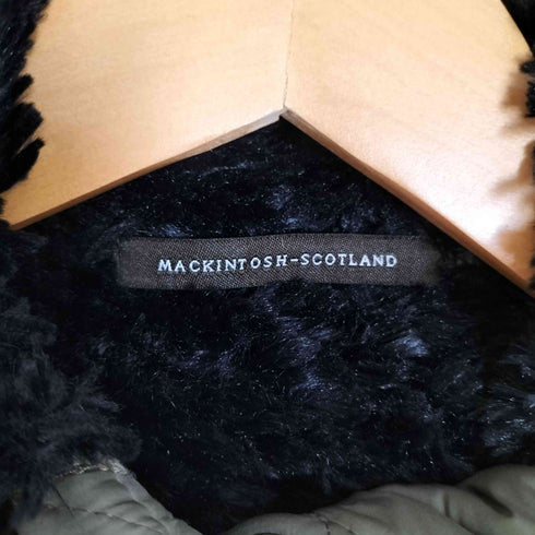 マッキントッシュスコットランド MACKINTOSH SCOTLAND 英国製 QA 裏地ボア フーデッド キルティングコート レディース 36