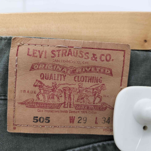 リーバイス Levis 505 テーパードデニムパンツ メンズ 29/34