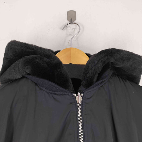 ザラ ZARA フェイクファー リバーシブルボンバージャケット レディース US XS