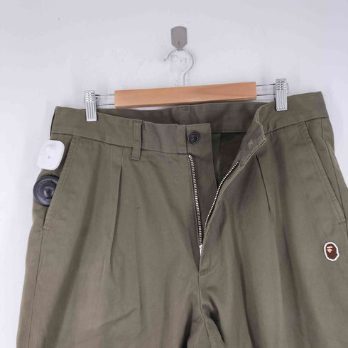 アベイシングエイプ A BATHING APE One Point Loose Fit Chino Pant メンズ JPN:L