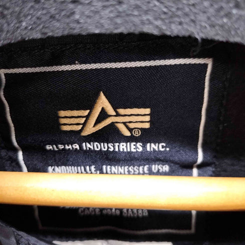 アルファインダストリーズ ALPHA INDUSTRIES ポリ地ミリタリージャケット メンズ import:L