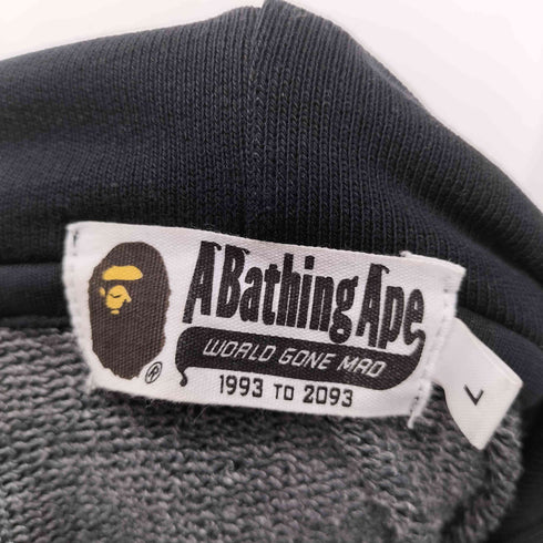 アベイシングエイプ A BATHING APE GARMENT DYE PULLOVER HOODIE メンズ JPN:L
