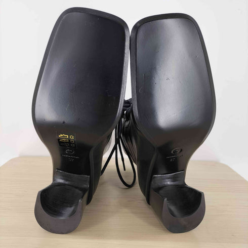 マリーンセル MARINE SERRE LEATHER SPOOR LACED-UP BOOTS レディース EUR:37