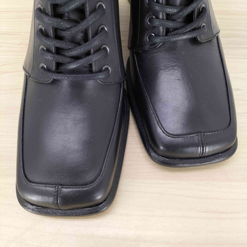 マリーンセル MARINE SERRE LEATHER SPOOR LACED-UP BOOTS レディース EUR:37