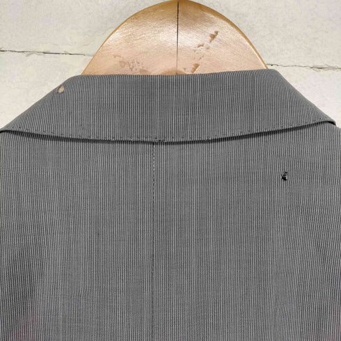 ジバンシィ GIVENCHY ストライプ パワーショルダー ピークラペル ウールダブルテーラードジャケット メンズ