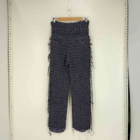 ミドリカワ MIDORIKAWA ツイード レーヨンコットン ハイウエストパンツ メンズ JPN:S