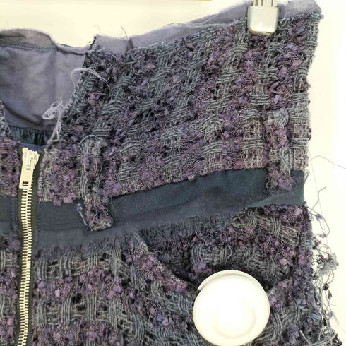 ミドリカワ MIDORIKAWA ツイード レーヨンコットン ハイウエストパンツ メンズ JPN:S