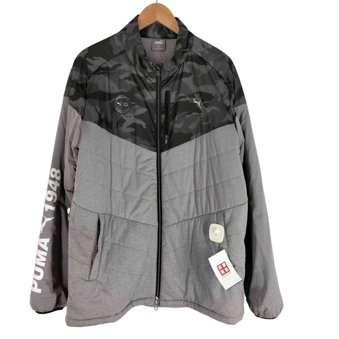 プーマ PUMA パディング ウーブン フルジップ 中綿 ジャケット メンズ XXL