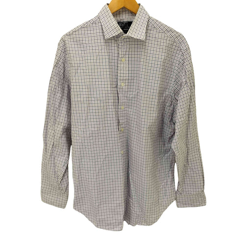 ポロバイラルフローレン Polo by RALPH LAUREN REGENT CLASSIC FIT チェック柄ワイドカラーシャツ メンズ 16 1/2
