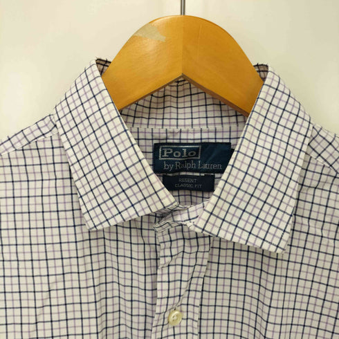 ポロバイラルフローレン Polo by RALPH LAUREN REGENT CLASSIC FIT チェック柄ワイドカラーシャツ メンズ 16 1/2
