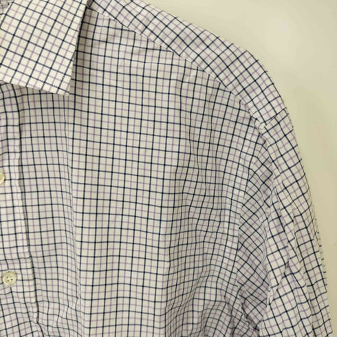 ポロバイラルフローレン Polo by RALPH LAUREN REGENT CLASSIC FIT チェック柄ワイドカラーシャツ メンズ 16 1/2