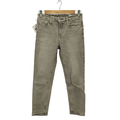 アッパーハイツ upper hights THE STELLA ユーズド加工 ストレッチスリムテーパードデニムパンツ レディース 24