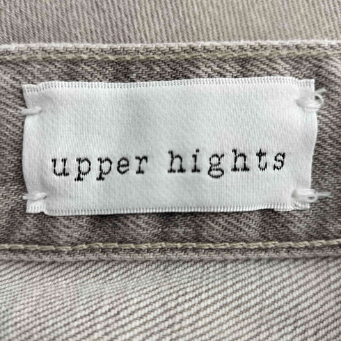 アッパーハイツ upper hights THE STELLA ユーズド加工 ストレッチスリムテーパードデニムパンツ レディース 24
