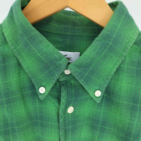 ラコステ LACOSTE シャドーチェック フラップポケット コットン B.D シャツ メンズ 4