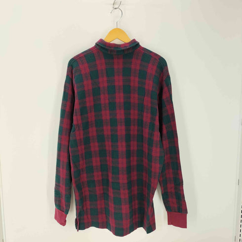 ポロバイラルフローレン Polo by RALPH LAUREN チェック柄 開襟ポロシャツ メンズ JPN:L
