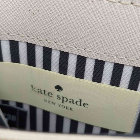 ケイトスペード Kate spade ロゴプレートデザイン バイカラー 長財布 レディース