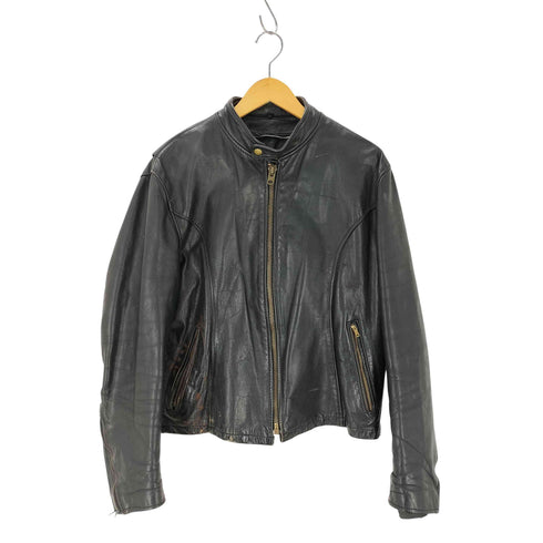 SCOVILL ZIP シングルライダースジャケット メンズ