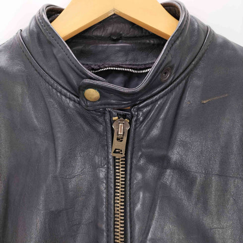 SCOVILL ZIP シングルライダースジャケット メンズ