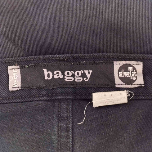 リーバイス Levis USA製シルバータブ BAGGY ワイドデニムパンツ メンズ 32 32