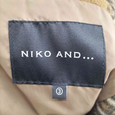 ニコアンド niko and... タータンチェック チェスターコート メンズ JPN:M