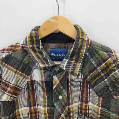 ラングラー Wrangler western shirts ウエスタンネルシャツ メンズ
