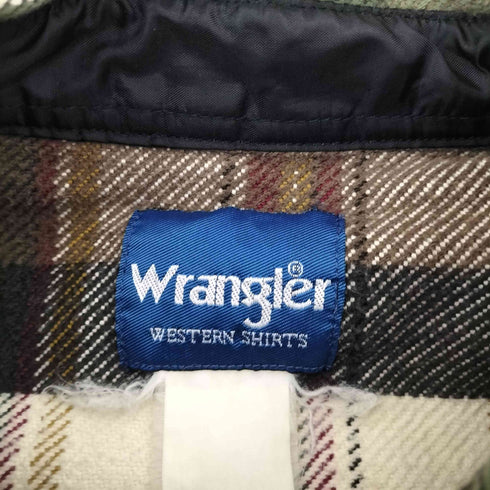 ラングラー Wrangler western shirts ウエスタンネルシャツ メンズ