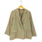 ユナイテッドアローズグリーンレーベルリラクシング UNITED ARROWS green label relaxing リネンレーヨン サイド スリット ジャケット レディース JPN:36