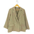 ユナイテッドアローズグリーンレーベルリラクシング UNITED ARROWS green label relaxing リネンレーヨン サイド スリット ジャケット レディース JPN:36
