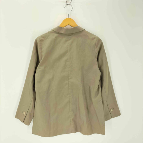 ユナイテッドアローズグリーンレーベルリラクシング UNITED ARROWS green label relaxing リネンレーヨン サイド スリット ジャケット レディース JPN:36
