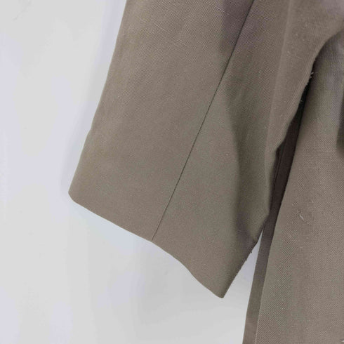 ユナイテッドアローズグリーンレーベルリラクシング UNITED ARROWS green label relaxing リネンレーヨン サイド スリット ジャケット レディース JPN:36