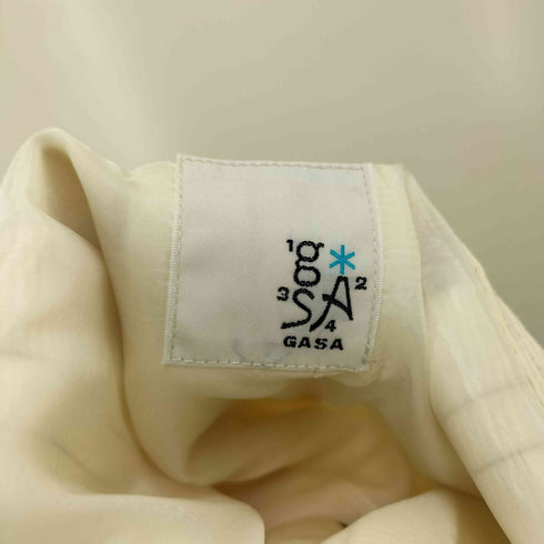 GASA フラワーデザインヒダフレアスカート レディース