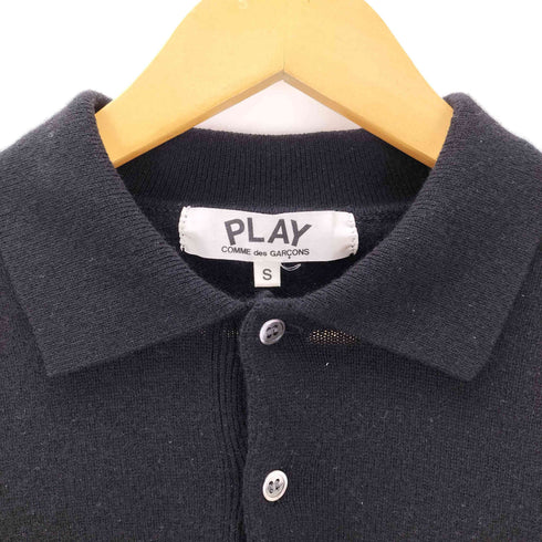 プレイコムデギャルソン PLAY COMME des GARCONS Patch Knit Polo Shirt レディース JPN:S