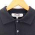 プレイコムデギャルソン PLAY COMME des GARCONS Patch Knit Polo Shirt レディース JPN:S