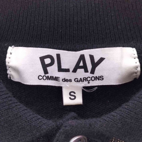 プレイコムデギャルソン PLAY COMME des GARCONS Patch Knit Polo Shirt レディース JPN:S
