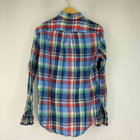 ラルフローレン RALPH LAUREN L/S BDチェックネルシャツ メンズ import:M