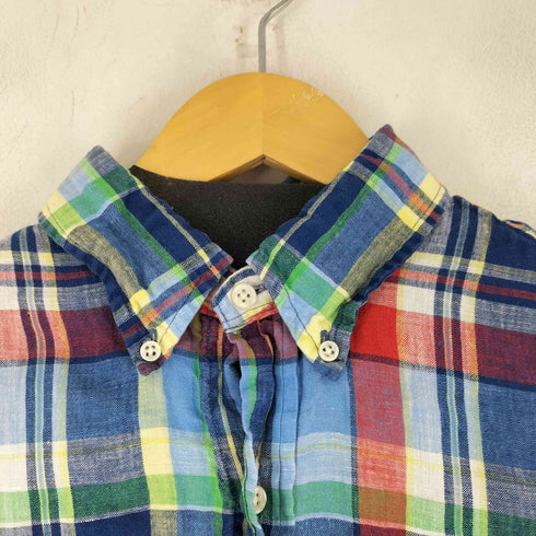 ラルフローレン RALPH LAUREN L/S BDチェックネルシャツ メンズ import:M
