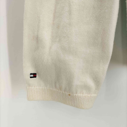 トミーヒルフィガー TOMMY HILFIGER アーガイル柄Vネックニット レディース JPN:L