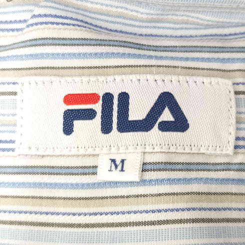 フィラ FILA ストライプシャツ メンズ JPN:M