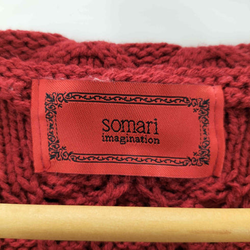 ソマリ SOMARI セーラーカラーケーブルニットワンピース レディース 2