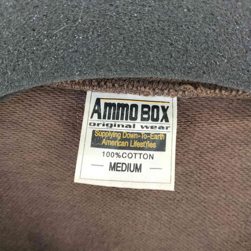 AMMO BOX ラグランスウェットブルゾン スナップボタン メンズ JPN:M