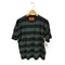 ユニバーサルオーバーオール UNIVERSAL OVERALL BORDER OVER TEE ボーダーオーバーサイズTシャツ メンズ JPN:L