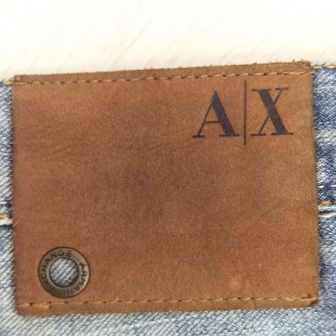 アルマーニエクスチェンジ ARMANI EXCHANGE ダメージ加工 デニム ハーフパンツ メンズ 28