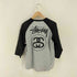 ステューシー Stussy AUTHENTIC GEAR 両面ロゴプリント 七分袖ラグランカットソー SSリンク メンズ import:M