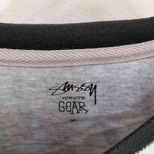 ステューシー Stussy AUTHENTIC GEAR 両面ロゴプリント 七分袖ラグランカットソー SSリンク メンズ import:M