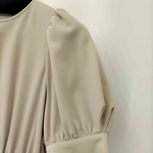 ナチュラルビューティーベーシック NATURAL BEAUTY BASIC タックスリーブマーメイドワンピース レディース JPN:M