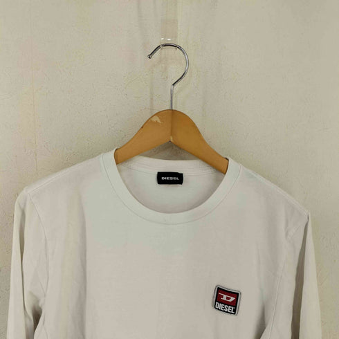 ディーゼル DIESEL T-DIEGO-DIV-LS-0PATI フロントロゴL/S Tシャツ メンズ import:L