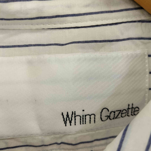 ウィムガゼット Whim Gazette シルクコットンストライプシャツ レディース FREE
