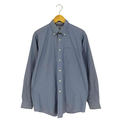 エルエルビーン L.L.Bean WRINKLE RESISTANT チェック ボタンダウンシャツ メンズ M-REG